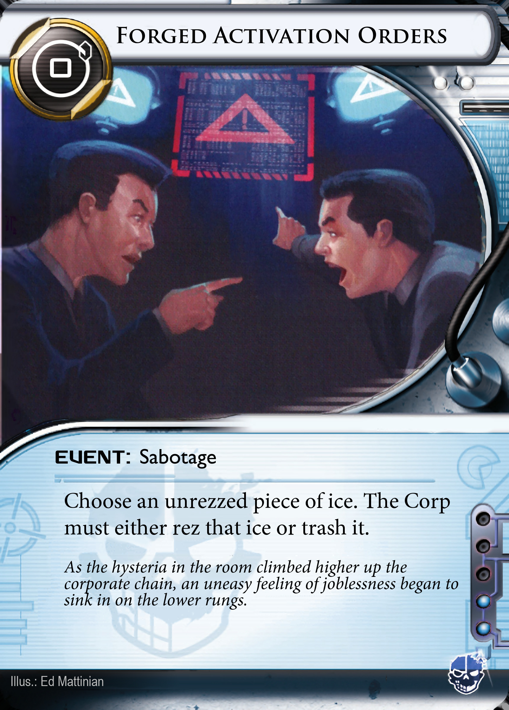 Forged Activation Orders