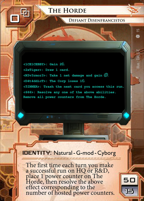 The Horde: Defiant Disenfrancistos